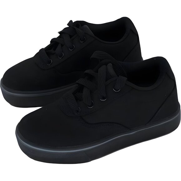 Heelys Launch Kids Roller Skate Shoe, Black Canvas, Size 13 Little Kid - Picture 2 of 6